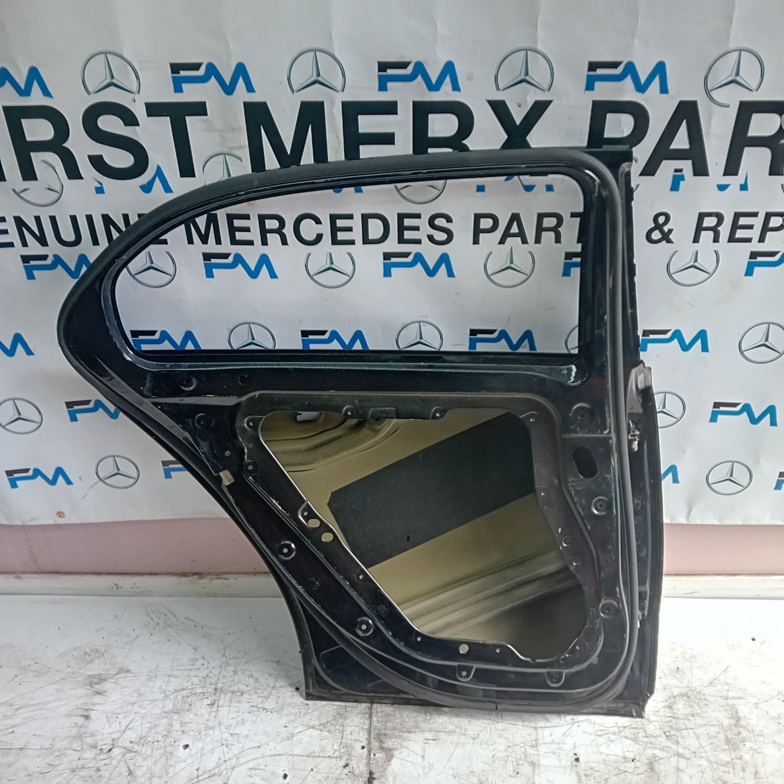 MERCEDES BENZ A-CLASS W177 PASSENGER SIDE REAR DOOR N/S/R BLACK  FMD144