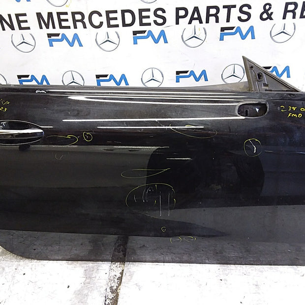 MERCEDES E-CLASS C238  COUPE DRIVER FRONT DOOR OSF BLACK 2016 ONWARDS FMD623