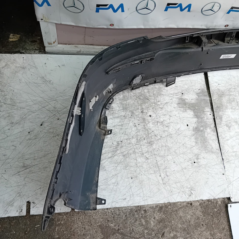 MERCEDES BENZ C-CLASS W205 COUPE REAR BUMPER 2015 BLACK COMPLETE FMX63