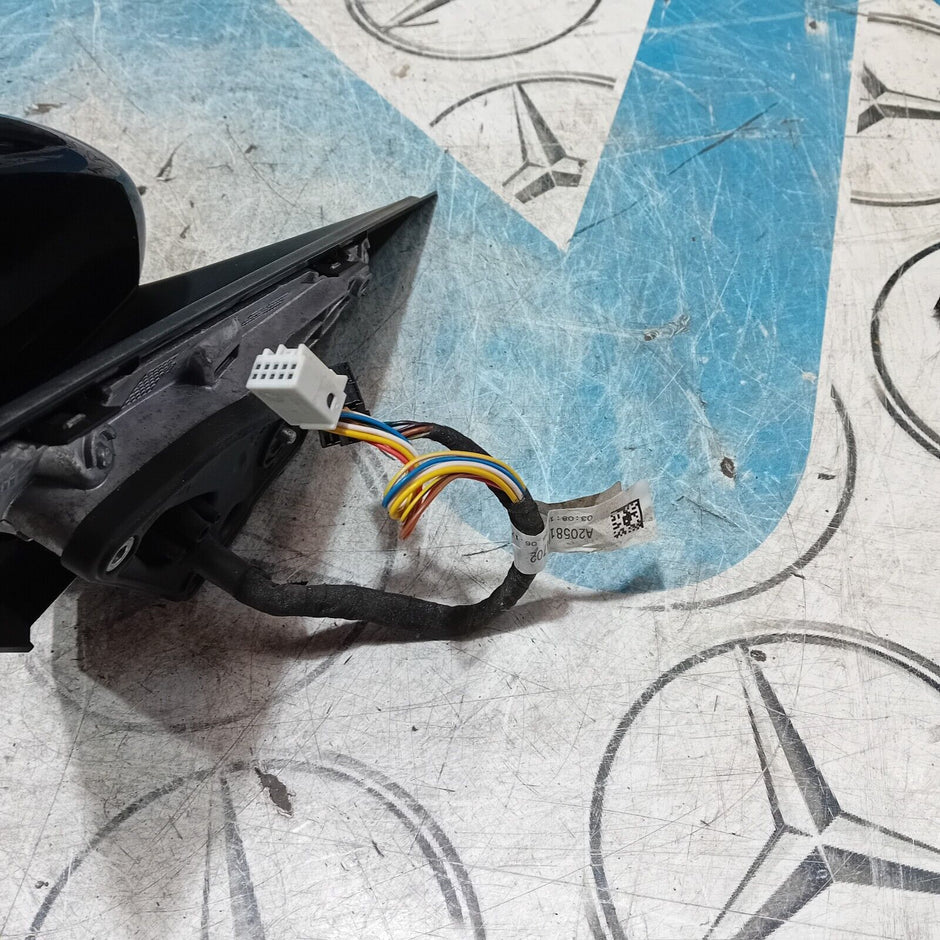 2017 MERCEDES C CLASS W205 RIGHT SIDE WING MIRROR POWER FOLD IN BLACKA2058104702