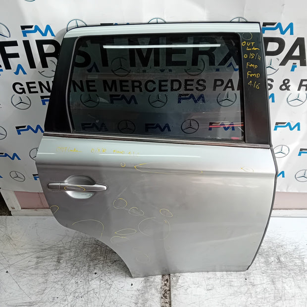 MITSUBISHI OUTLANDER MK3 DRIVER SIDE REAR DOOR OSR 2013 SILVER FMD416
