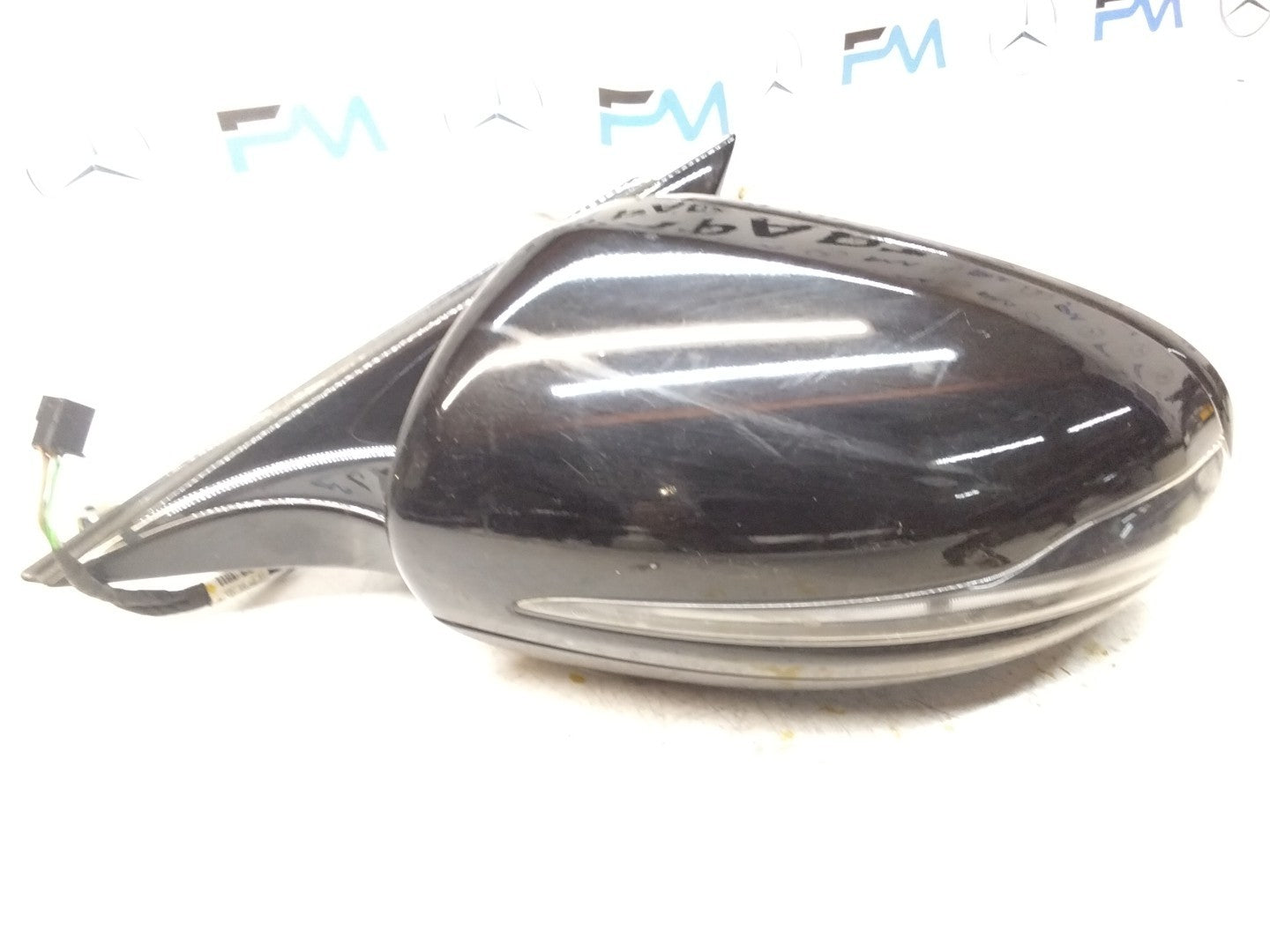 MERCEDES E-CLASS 2016 On W213 PASSENGER SIDE WING MIRROR A2138102500 BLACK FMM16