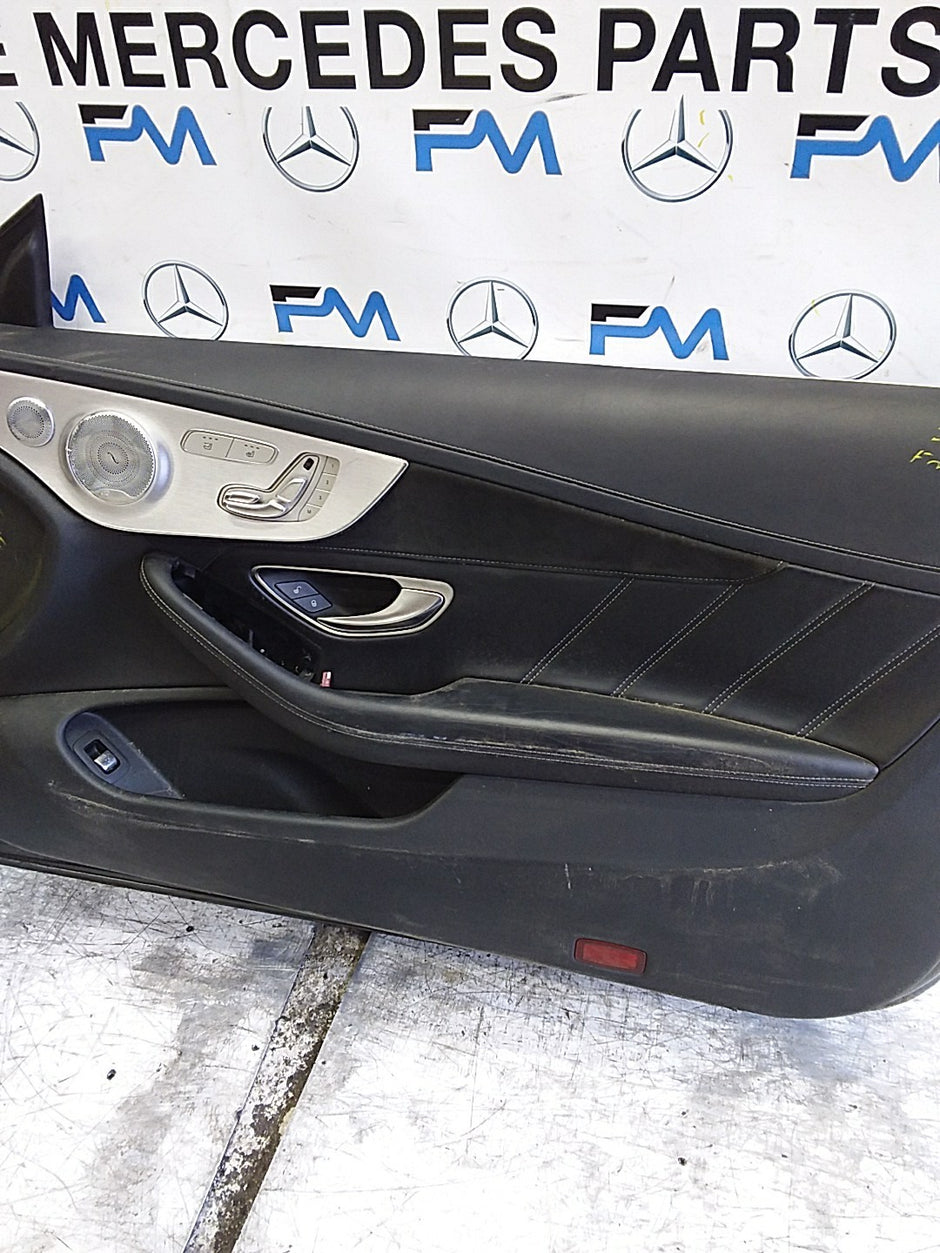 MERCEDES C-CLASS C205  DRIVER FRONT DOOR OSF GREY 2016 ONW COMPLETE FMD618