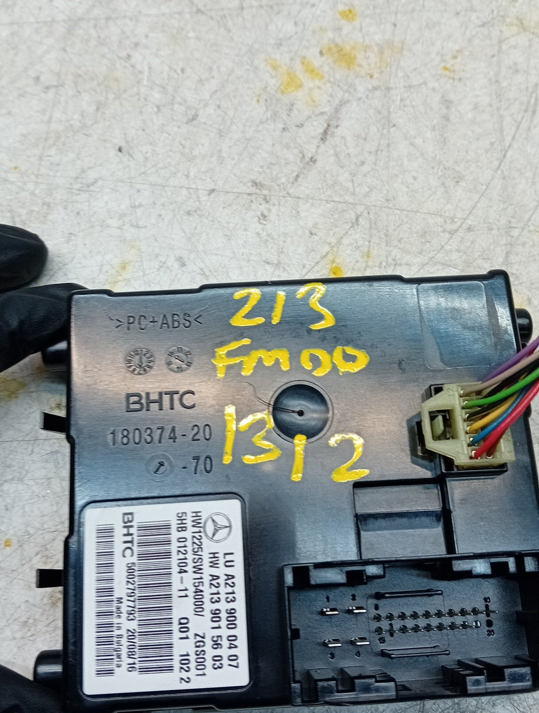 MERCEDES E-CLASS 2016 W213 AIR CONDITIONING CONTROL MODULE A2139000407 FM001312