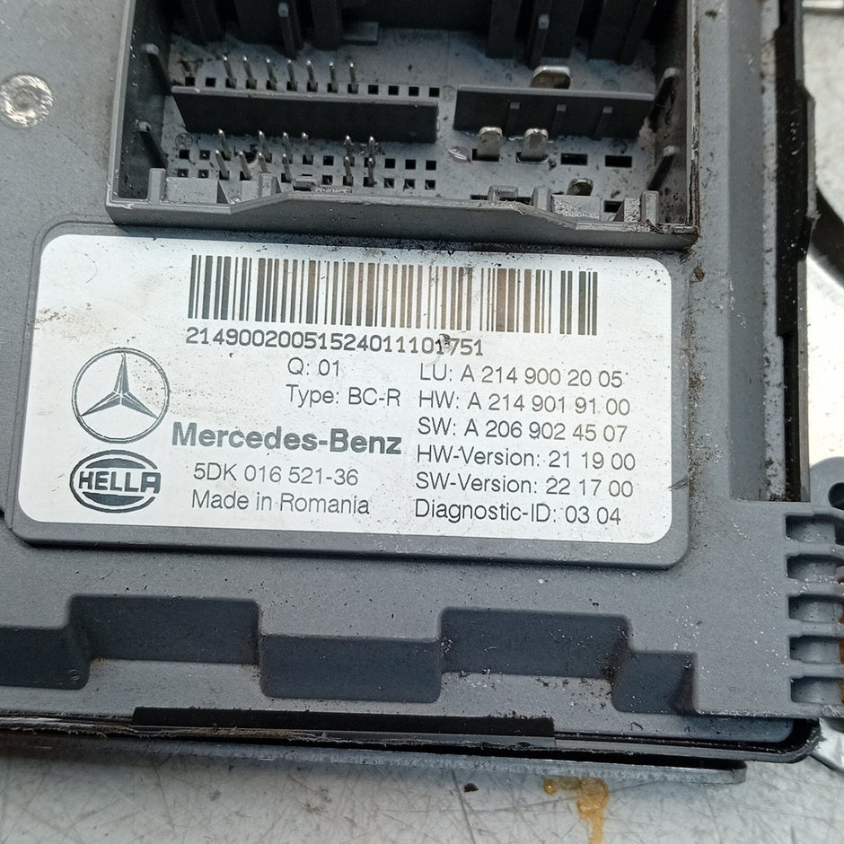 MERCEDES GLC COMFORT CONTROL MODULE W253 A2149002005 FM001266