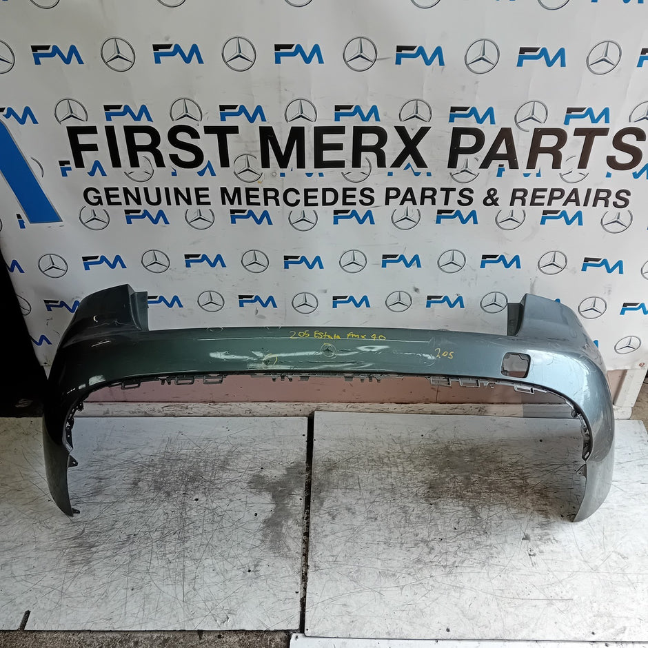 MERCEDES C-CLASS S205 EST REAR BUMPER 2014 GREY  A2058853838 COMPLETE FMX40