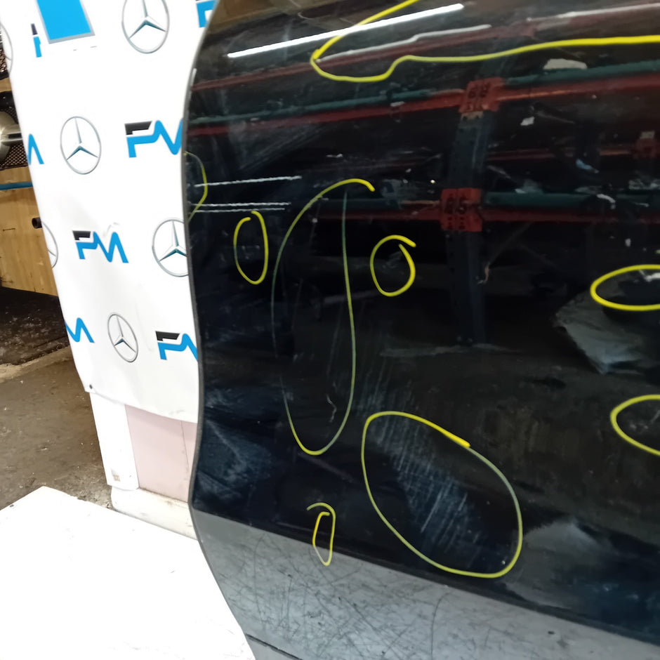 MEECEDES GLA H247 PASSENGER REAR DOOR NSR 2019 BLACK COMPLETE FMD496