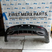 MERCEDES BENZ C-CLASS W205 COUPE REAR BUMPER 2015 BLACK COMPLETE FMX61