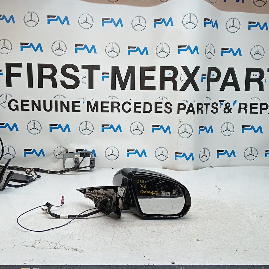 MERCEDES E-CLASS W213 DRIVER SIDE WING MIRROR GREY A2138102800 PL 2016 ON FMM47