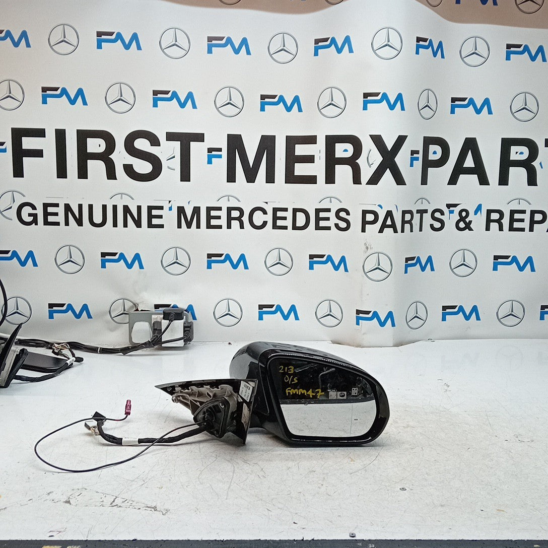 MERCEDES E-CLASS W213 DRIVER SIDE WING MIRROR GREY A2138102800 PL 2016 ON FMM47