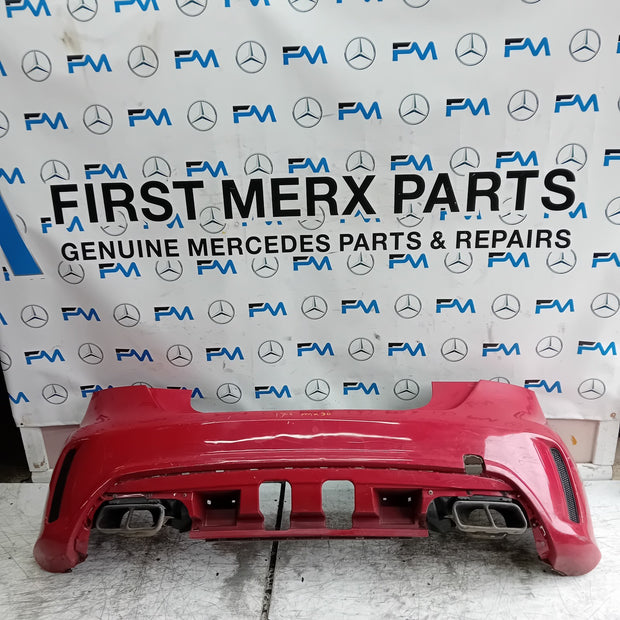 MERCEDES BENZ A-CLASS W176 REAR BUMPER 2012-18 A1768852625 RED FMX30