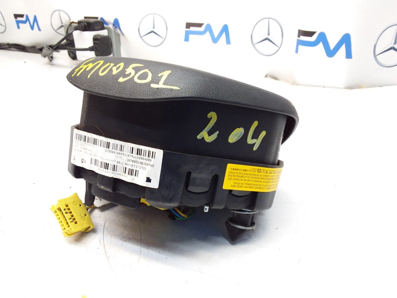 MERCEDES E-CLASS W204 STEERING WHEEL AIRBAG 307063198162-AE FM00501