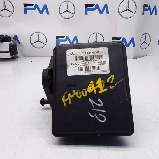 MERCEDES E-CLASS W213 ABS PUMP MODULE CONTROL UNIT A2134316700 FM00412