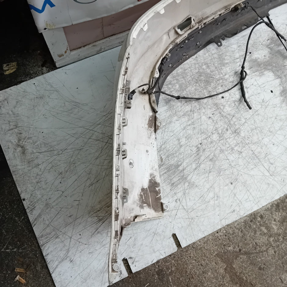 MERCEDES BENZ C-CLASS W205 SLN REAR BUMPER 2015 WHITE A2058850138 FMX54