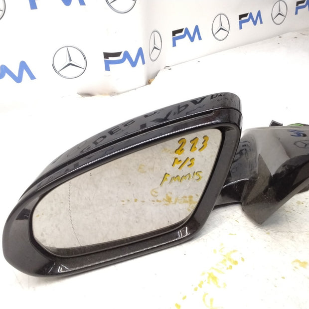 MERCEDES E-CLASS 2016 On W213 PASSENGER SIDE WING MIRROR A2138102500 BLACK FMM15