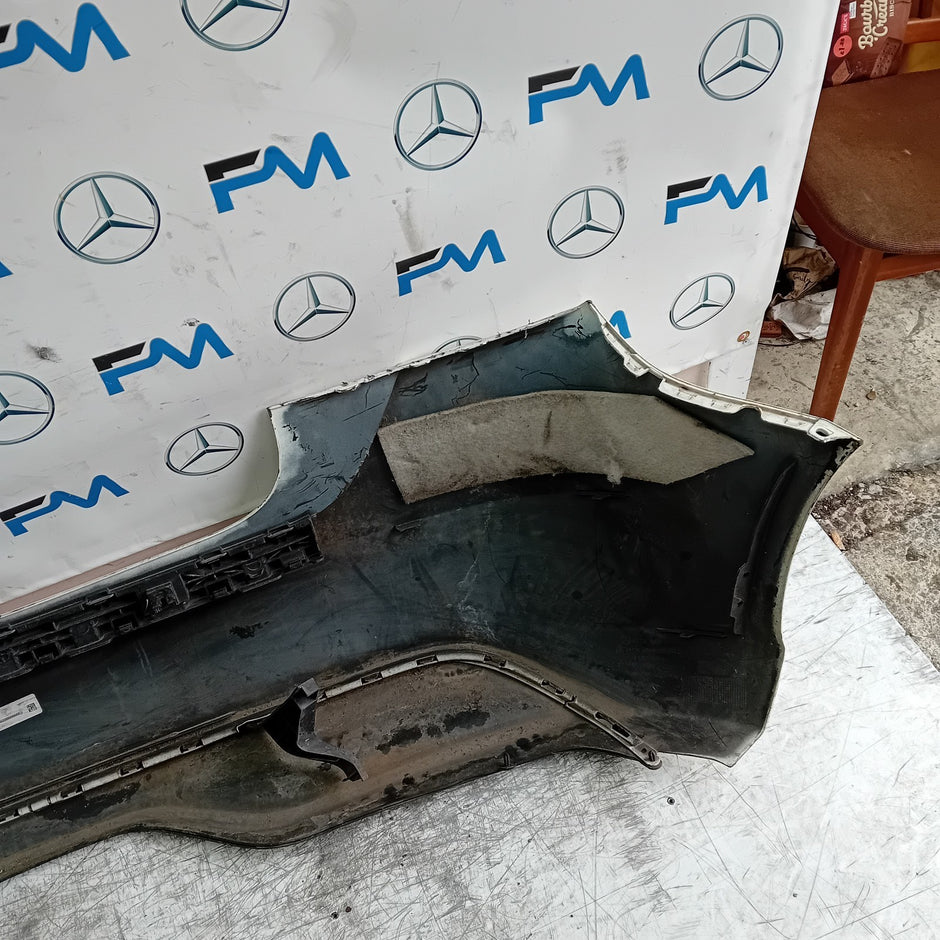 MERCEDES BENZ  A-CLASS W176 REAR BUMPER 2012-18 A1768850125 WHITE COMPLETE FMX25