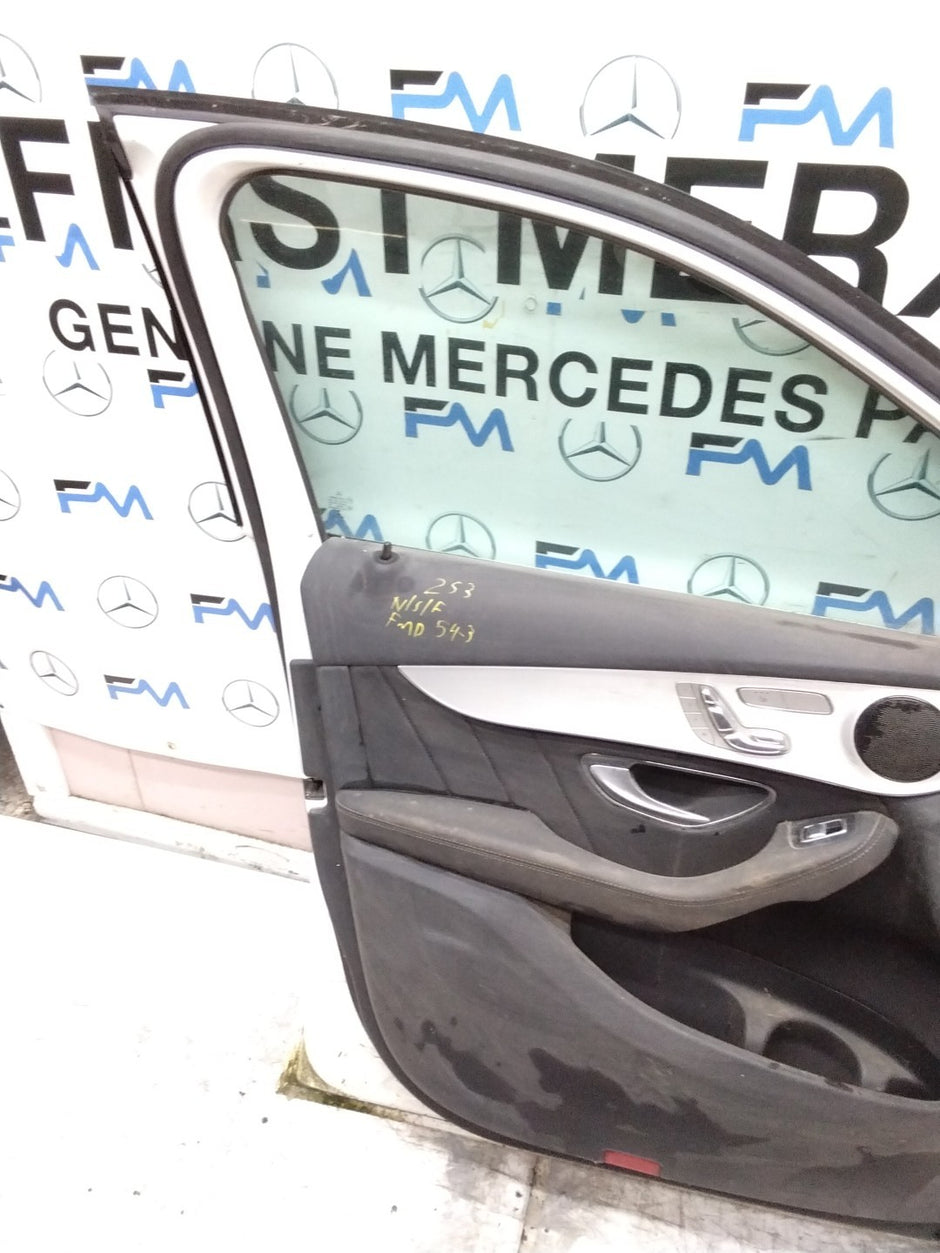 MERCEDES GLC W253 COUPE PASSENGER FRONT DOOR NSF WHITE 2016-2019 FMD543