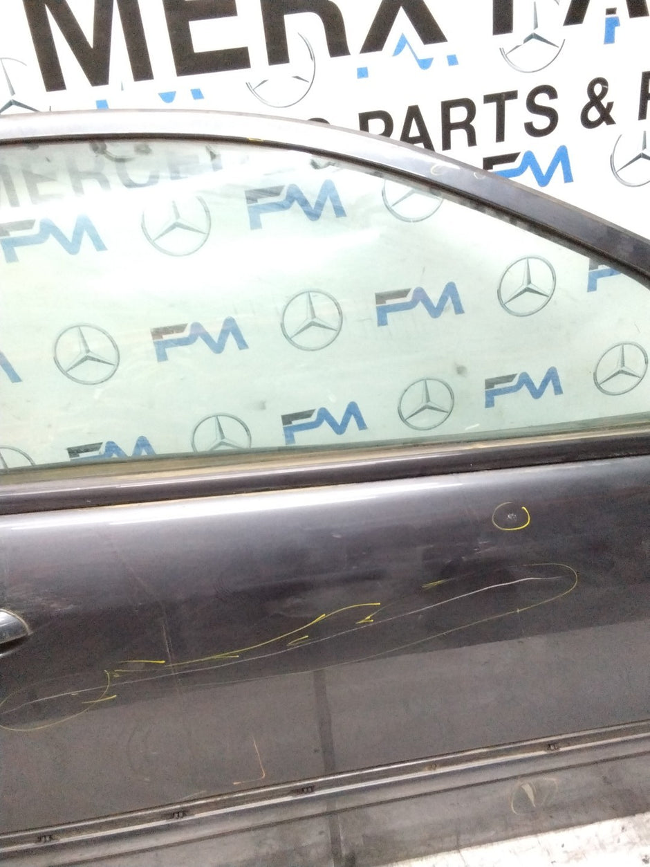 MERCEDES C-CLASS W204 SLN DRIVER FRONT DOOR OSF GREY 2008-14 COMPLETE FMD547