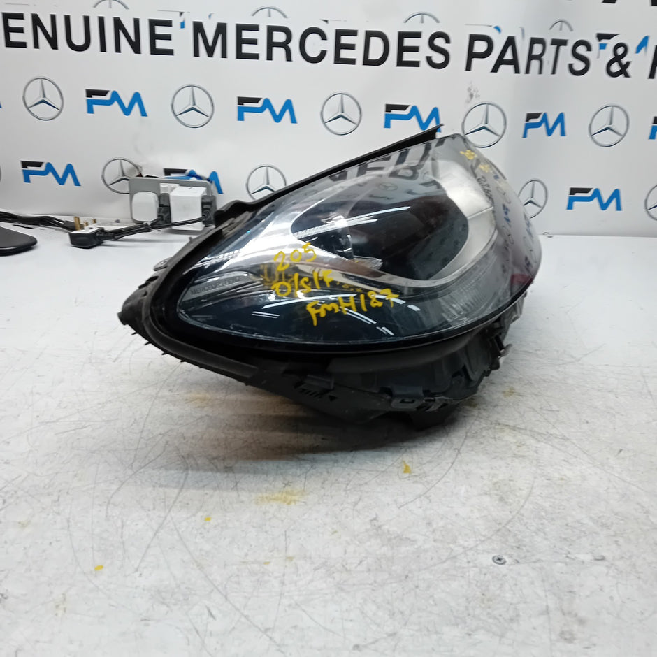 MERCEDES BENZ C-CLASS W205 DRIVER SIDE FRONT HEADLIGHT A2058200861 20l4 FMH187