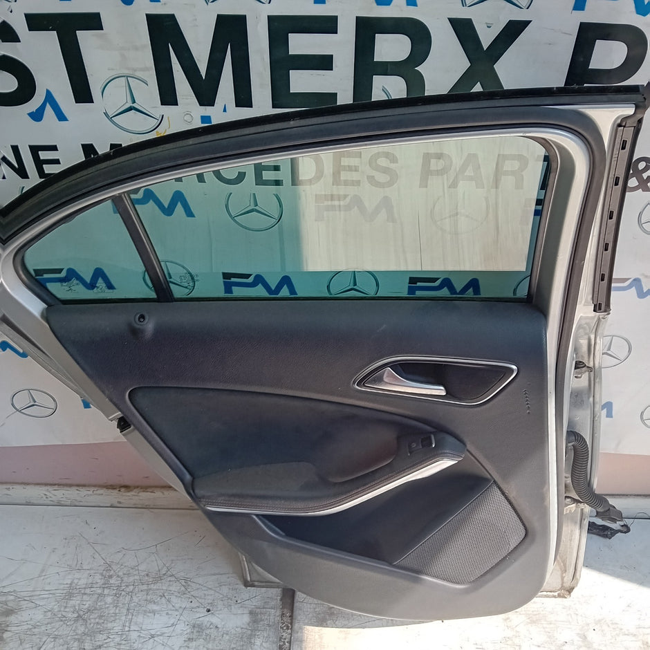 MERCEDES A-CLASS W176 PASSENGER REAR DOOR NSR SILVER 2012-18 COMPLETE FMD353
