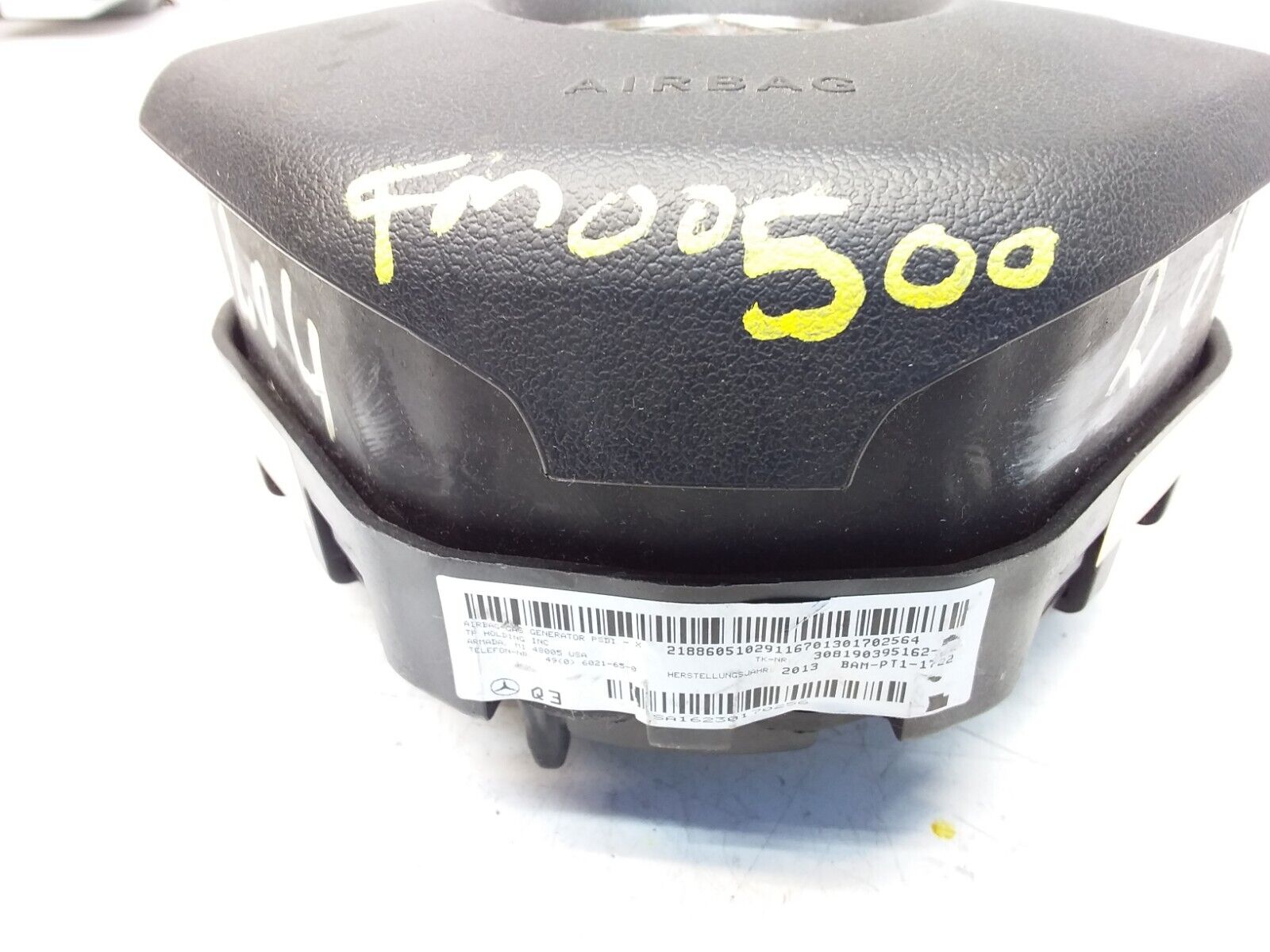 MERCEDES E-CLASS W204 STEERING WHEEL AIRBAG 308190359162-AD FM00500