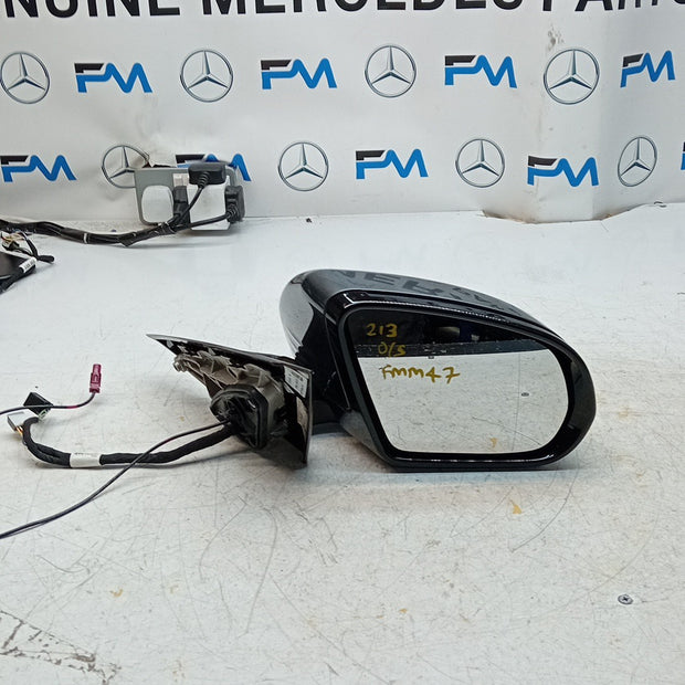 MERCEDES E-CLASS W213 DRIVER SIDE WING MIRROR GREY A2138102800 PL 2016 ON FMM47