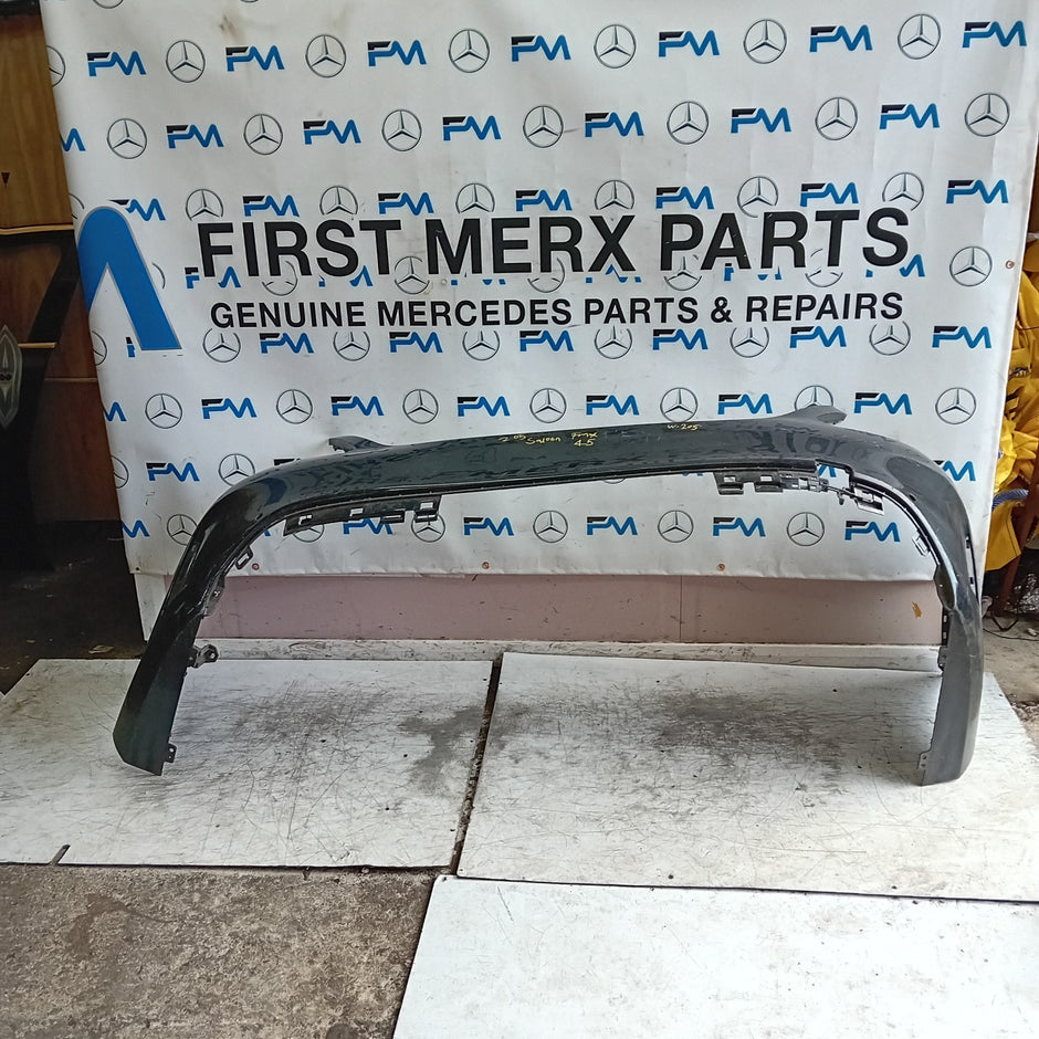 MERCEDES C-CLASS W205 SLN REAR BUMPER 2014 BLACK A2058555738 FMX45