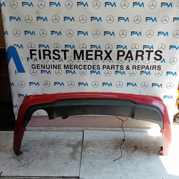 MERCEDES BENZ C-CLASS W204  REAR BUMPER A2048854238 2016 RED  FMX165