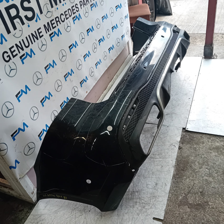MERCEDES BENZ  GLE W166 SALOON REAR BUMPER BLACK 2016 A1668853024 FMX83