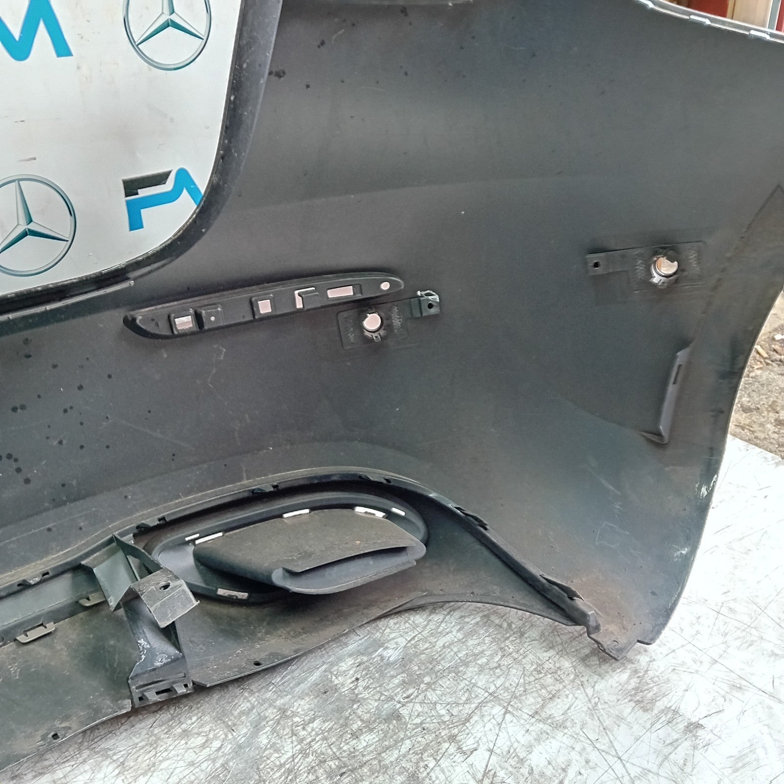 MERCEDES BENZ  A-CLASS W177 REAR BUMPER A1778805400 2018 BLACK FMX9
