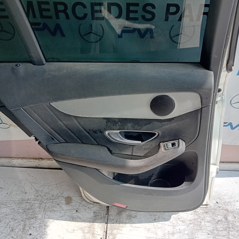 MERCEDES GLC W253 PASSENGER REAR SIDE DOOR NSR 2016 ON WHITE COMPLETE FMD279