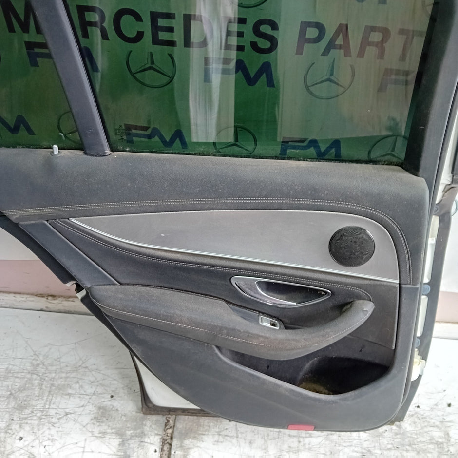 MEECEDS E-CLASS S213 EST PASSENGER REAR DOOR NSR WHITE 2016 ON COMPLETE FMD393