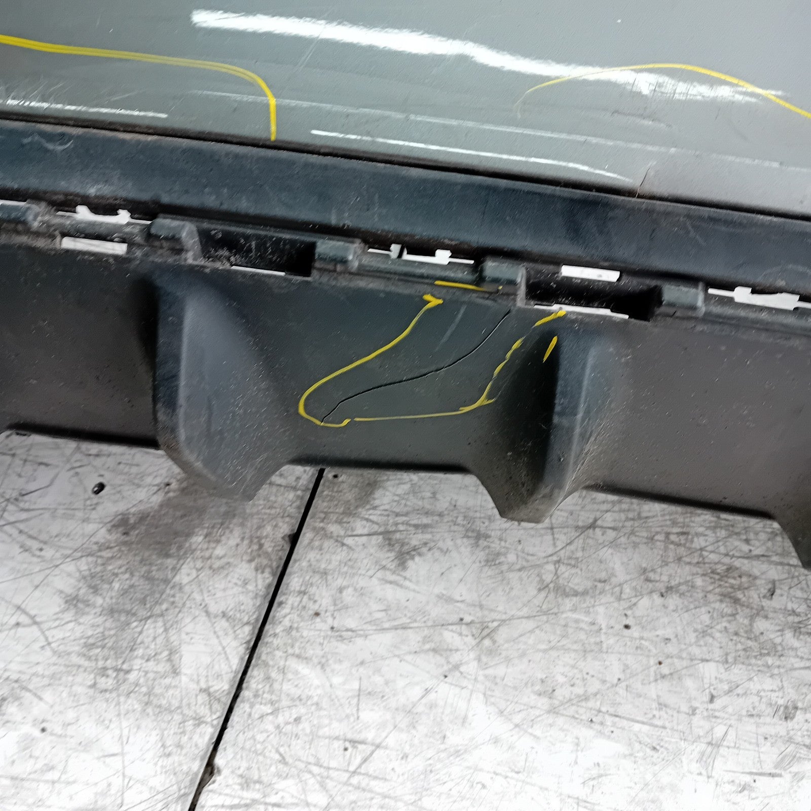 MERCEDES BENZ  A-CLASS W177 REAR BUMPER A1778804801 2018 GREY FMX8