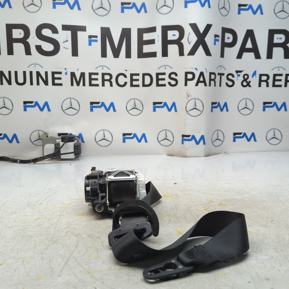 MERCEDES E-CLASS W213 FRONT DRIVER SIDE SEAT BELT BLACK A2138605600 FM001372