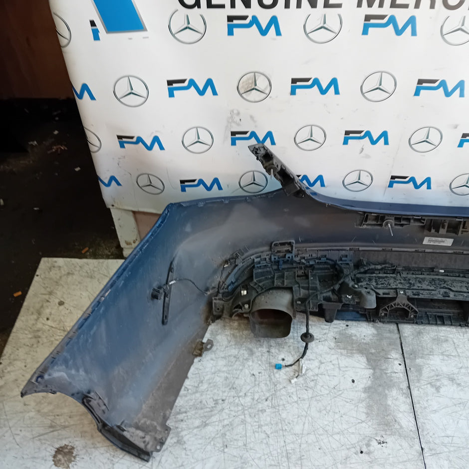 MERCEDES BENZ C-CLASS W205 REAR BUMPER BLUE 2014 A2058555738 FMX145