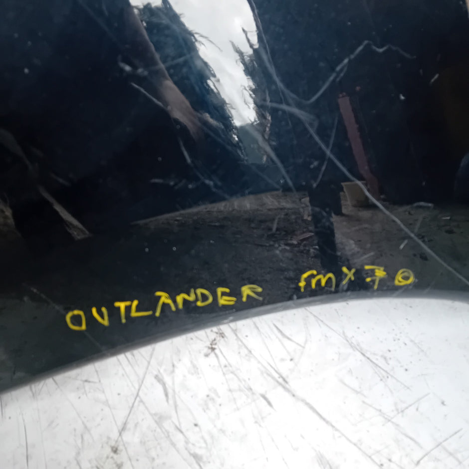 MITSUBISHI OUTLANDER MK3 REAR BUMPER 2013 BLACK COMPLETE  FMX70