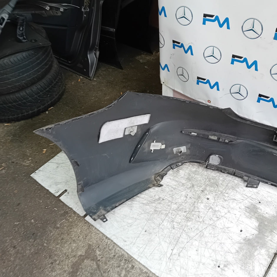 MERCEDES BENZ C-CLASS W205 COUPE REAR BUMPER 2015 BLACK COMPLETE FMX63