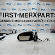 MERCEDES BENZ C-CLASS W205 PASSENGER WING MIRROR NS BLACK PL A2058104702 FMM81