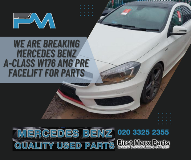 MERCEDES A-CLASS W176 AMG PFL / AIR BAGS ( STEERING WHEEL, KNEE, ROOF )