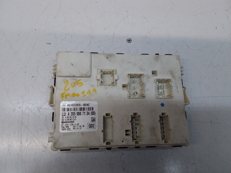 Mercedes C-CLASS W205 SAM Signal Control Module Unit A2059007134 FM00349