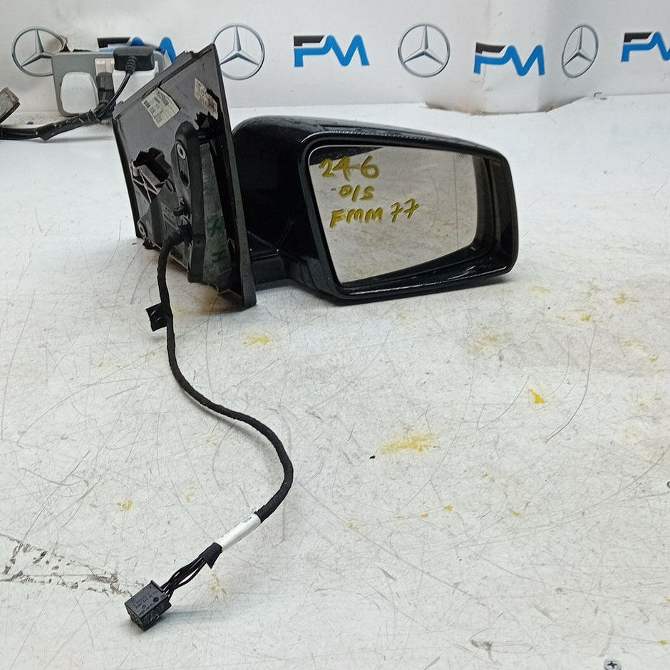 MERCEDES B-CLASS W246 DRIVER WING MIRROR IS BLACK A2468103016 FMM77