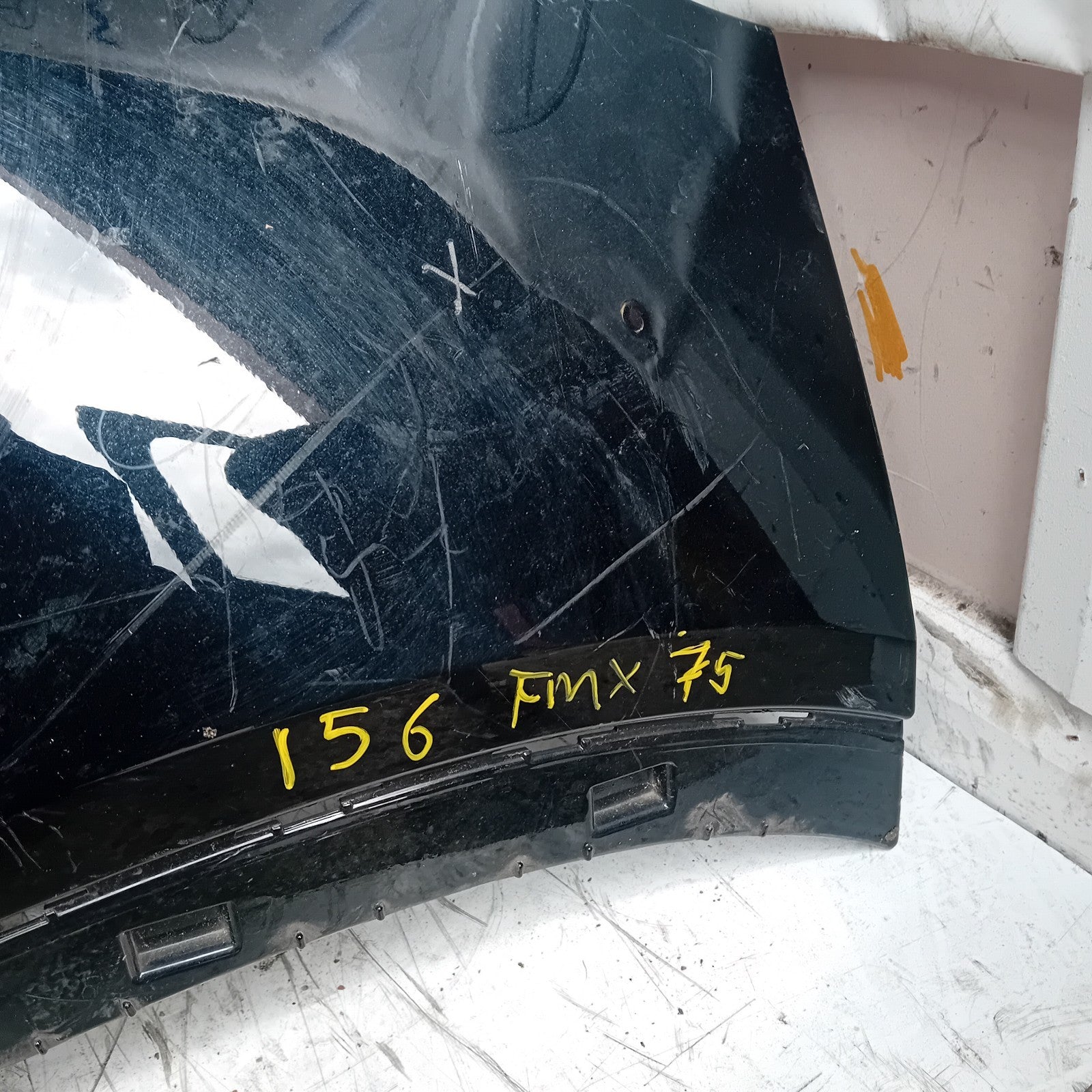 MERCEDES BENZ GLA X156 REAR BUMPER BLACK 2014-19 A1568802640 FMX75