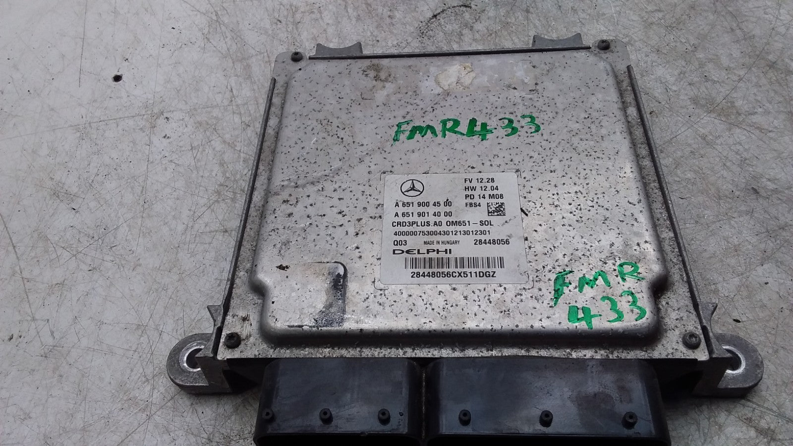 MERCEDES BENZ   C-CLASS W205 ENGINE CONTROL UNIT A6519004500 FMR433