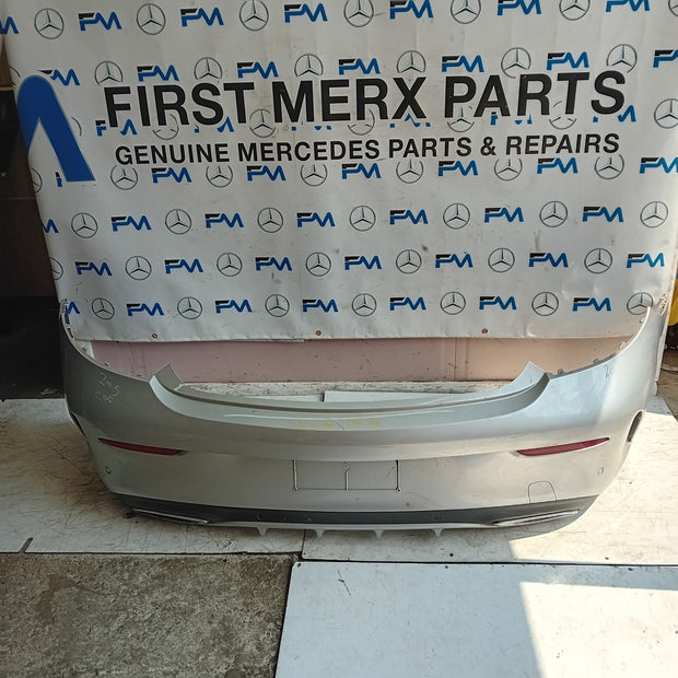 MERCEDES BENZ C-CLASS W205 SLN REAR BUMPER 2015 WHITE FMX55