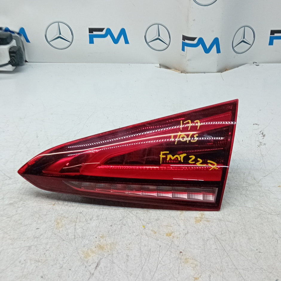 MERCEDES A-CLASS W177 DRIVER RIGHT OS REAR INNER TAIL LIGHT A1779062000 FMT227