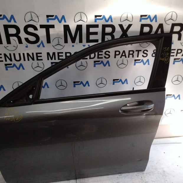 MERCEDES BENZ GLA W156 PASSENGER SIDE FRONT DOOR N/S/F GREY & BLUE FMD81