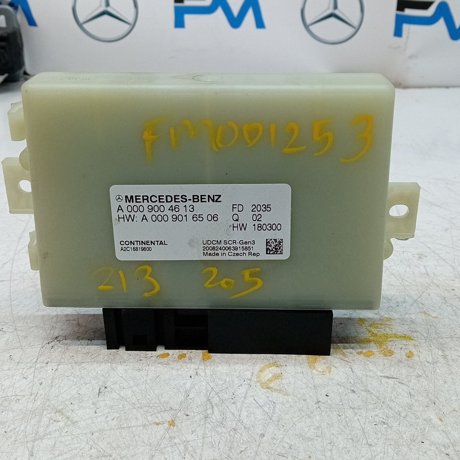 MERCEDES E-CLASS W213 W205 ADBLUE SCR CONTROL UNIT EGR ECU A0009004613 FM001253