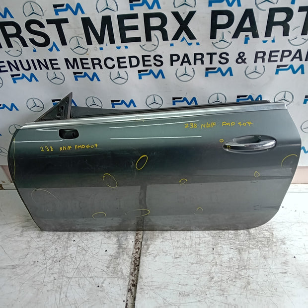 MERCEDES E-CLASS W238 PASSENGER FRONT DOOR NSF 2016 ON GREY COMPLETE FMD407