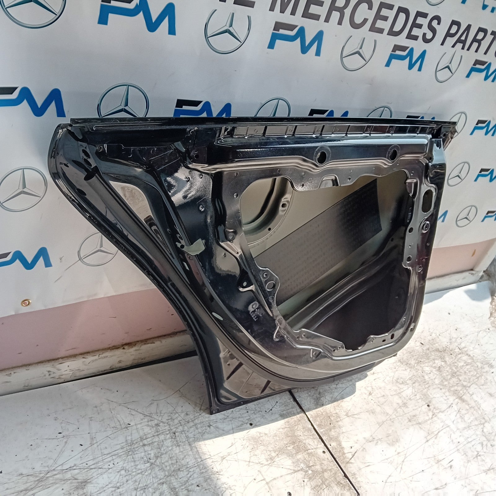MERCEDES BENZ CLA W118 PASSENGER REAR SIDE DOOR NSR 2019 ON BLACK FMD278