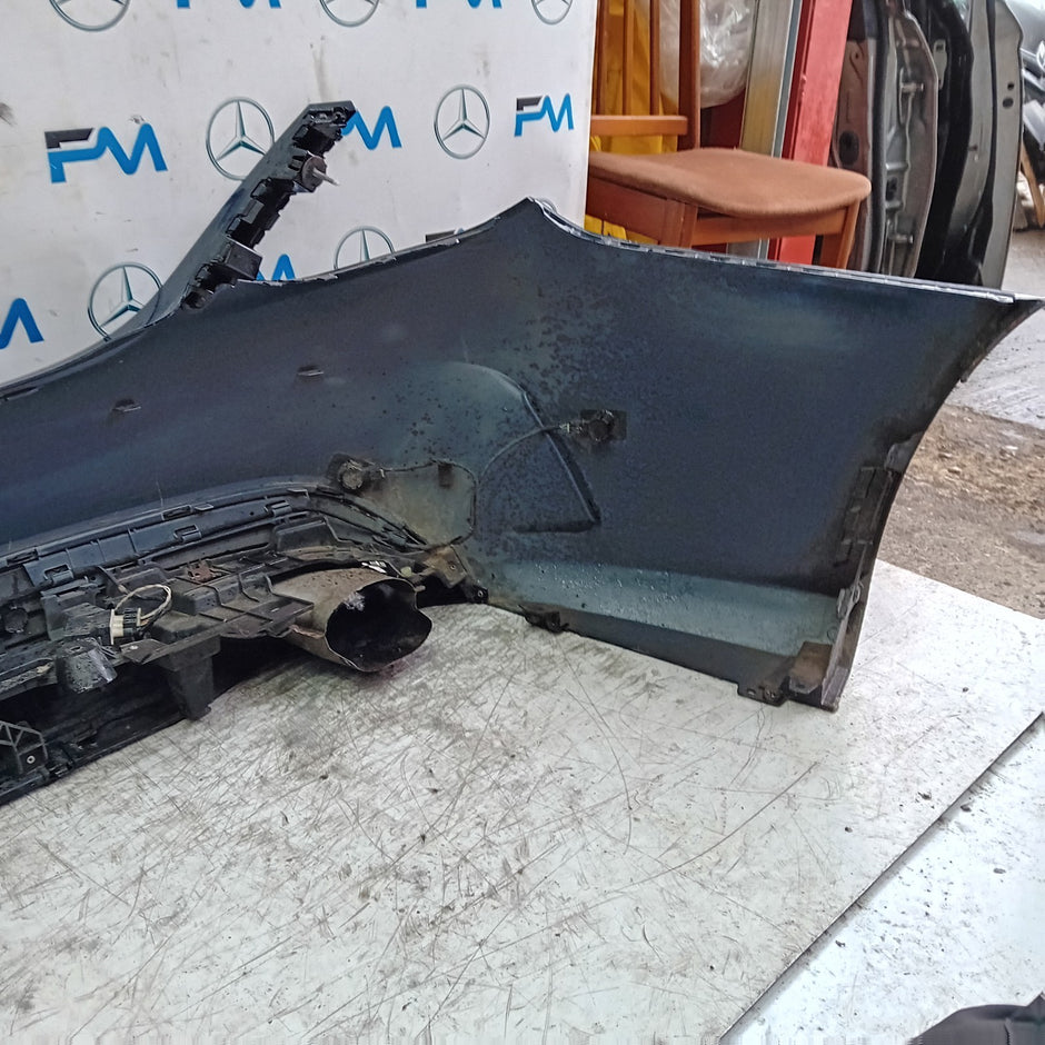 MERCEDES C-CLASS W205 SLN REAR BUMPER 2014 ON BLUE COMPLETE A2058555738 FMX36